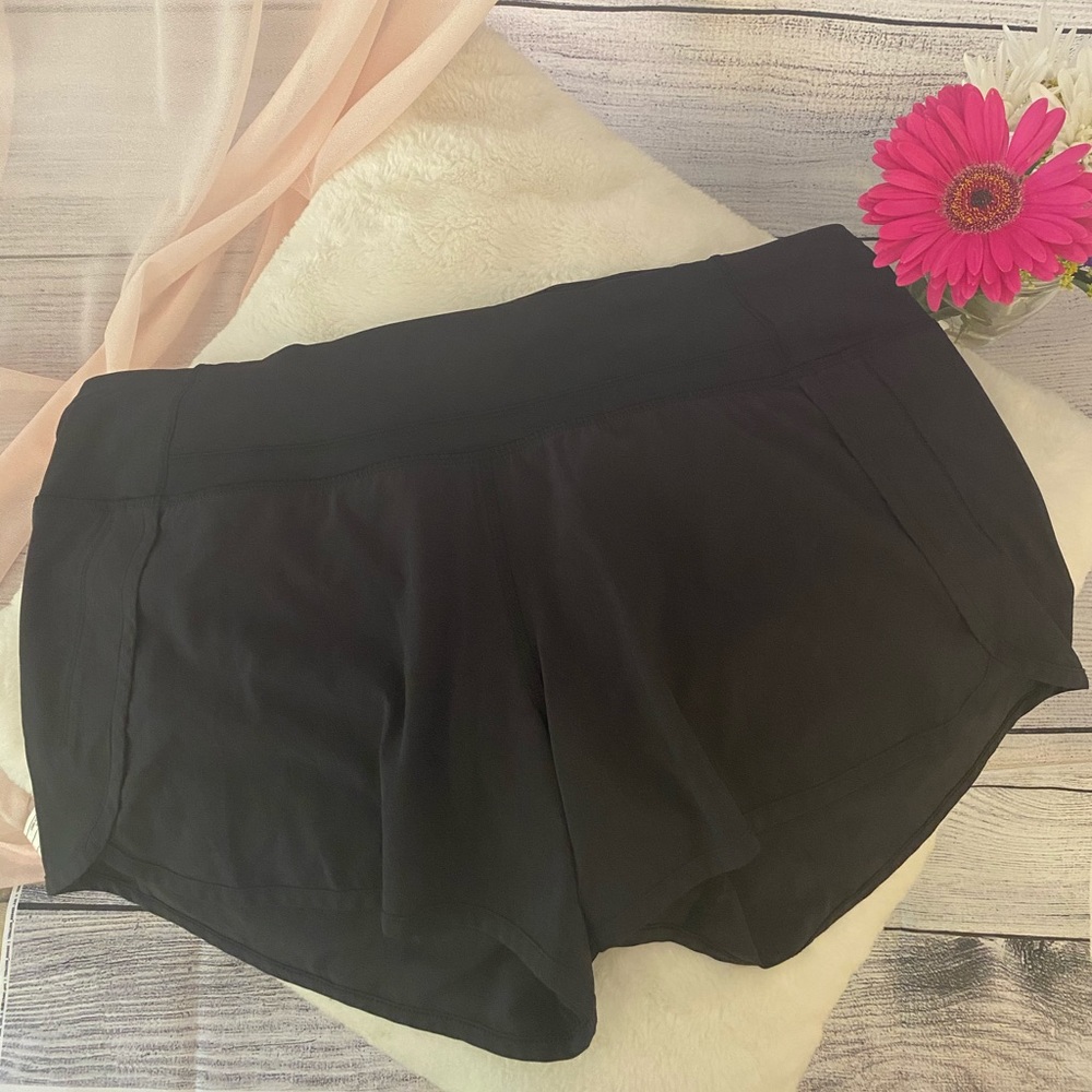 Lululemon black size 12 running shorts